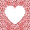 Heart love frame various hearts design