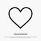 Heart, Love, Like, Twitter Line Icon Vector