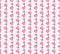 Heart love pink vector seamless pattern.