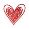 heart love romance passion doodle image