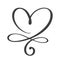 Heart love sign forever. Infinity Romantic symbol linked, join, passion and wedding. Template for t shirt, card, poster