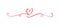 Heart love sign logo. Design flourish element valentine card for divider. Vector illustration. Infinity Romantic symbol