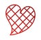 heart love square design romance passion