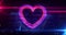 Heart love symbol abstract concept animation