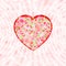 Heart Love Wedding Valentines Day Lace Background