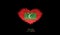 The Heart of Maldives Flag.