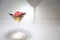 Heart in a martini glass