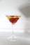 Heart in a martini glass