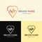 Heart of medical logo business