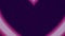 Heart neon light up on purple background for valentine holiday,or lover concept