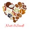 Heart of nut, seed and bean for snack food design