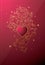 Heart ornament background