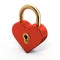 Heart padlock