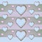 Heart Pattern in Pastel Tones