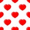 Heart Pixel Art Seamless Pattern, Heart Shape, Emotion, Affection, Love, Valentine Icon