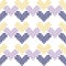 Heart Pixel Colourful Seamless Pattern