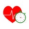 Heart pulse icon