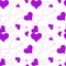 Heart purple pattern