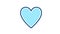 Heart rate icon line icon