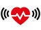 Heart rate with radio signal