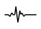 Heart rhythm, Electrocardiogram, ECG - EKG signal, Heart Beat pu