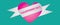 Heart and ribbon baner icon