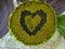 Heart on a Ripe Sunflower: Nature\\\'s Artistry