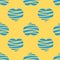 Heart seamless pattern, cute design textile fabric. Repeating pattern, blue heart shape love romance