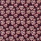 Heart seamless pattern. Cute different hearts with faces and different emotions on a burgundy background. Watercolor. For design