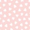 Heart seamless pattern. Repeating love background. Repeated scattered hearts for design prints. Scattering graphic motif. Repeat