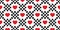 Heart seamless pattern valentine vector checked cartoon scarf isolated tile background repeat wallpaper doodle illustration design