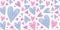 Heart seamless pattern. Vector love illustration. Valentine`s Day, Mother`s Day. Wedding, scrapbook, gift wrapping paper, textil