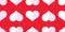 Heart Seamless pattern vector valentine isolated graphic wallpaper background doodle cartoon red