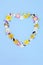 Heart Shape Floral Spring Wreath Design