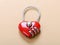 Heart shape lock