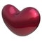 Heart shape Love symbol classic Valentine`s Day red icon