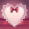 Heart shape scrapbook template background