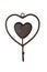 Heart shape vintage hanger