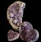 Heart Shaped Amethyst Crystal Rocks