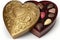 heart-shaped box of assorted truffles and other sweets for a sweet treat for your valentine