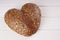 Heart shaped bread
