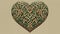 Heart-shaped Celtic Knot Design