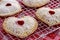 Heart Shaped Cherry Hand Pies