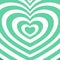 Heart-shaped concentric stripes vector background.