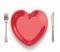 Heart shaped dish