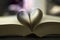 Heart-shaped Folded Book pages