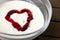 Heart shaped fruit yogurt 3