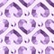 Heart shaped gemstones seamless background