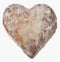 Heart Shaped Ginger Biscuit