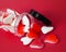 heart-shaped jelly candies to give away on Valentine\\\'s Day